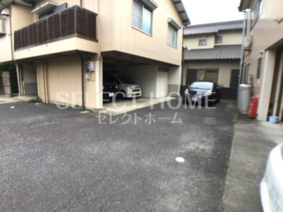 【駐車場】 | 本間アパートＢ | カースペースがあります