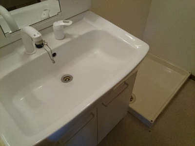 【洗面所】 | フィ－ルド夢運 | 広い洗面スペース