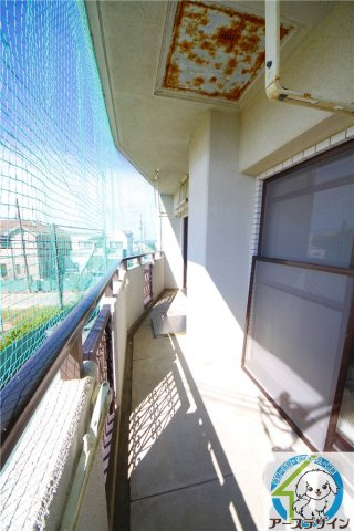 岸本マンションのバルコニー
