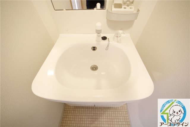 岸本マンションの洗面所