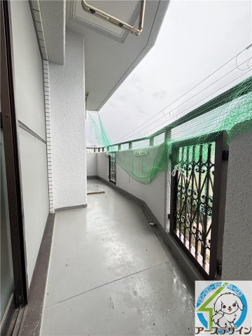 岸本マンションのバルコニー