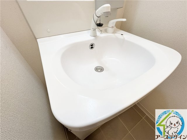 岸本マンションの洗面所