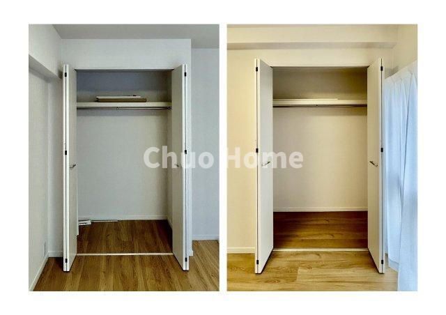 トーア東尾久マンションの収納|居室にはクローゼットを完備し、自由度の高い家具の配置が叶うシンプルな空間です。お子様の成長と必要になる子供部屋を与えるにはぴったりの間取りですね。