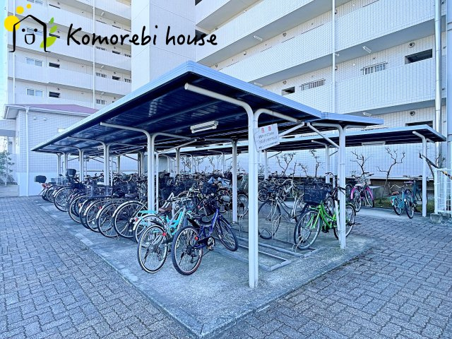 東建ニューハイツ北鴻巣の駐輪場|駐輪場です