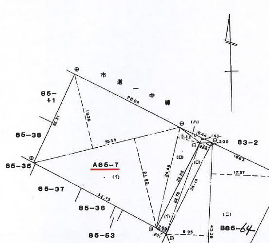 【広い土地をお探しの方必見！約238坪】網走市台町1丁目８５土地の土地図