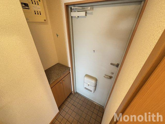 堺市南区豊田の賃貸マンションの玄関