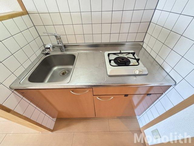 堺市南区豊田の賃貸マンションのキッチン