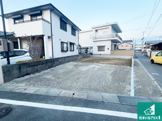 淡路市志筑　新築一戸建ての外観|周辺は落ち着いた街並みの住宅地！子育てがしやすい住環境です！まだ未完成ですが、現地でしかわからない事もございます。是非一度ご覧ください。