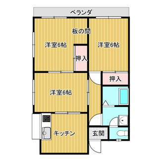 【間取り】 | コーポリバーサイド