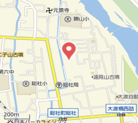 前橋市総社町総社　２号棟(全３棟)　新築建売分譲の地図