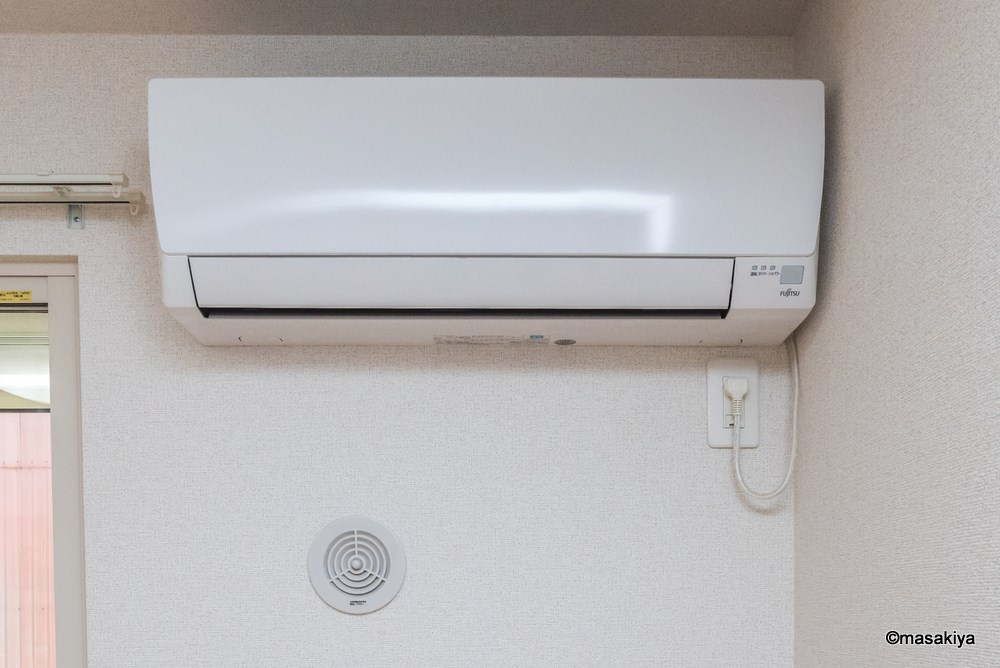 グランドハウス妻科の設備|エアコン