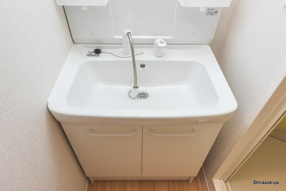 グランドハウス妻科の洗面所|洗面・脱衣　シャンプードレッサー付