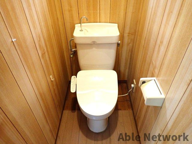 サンライズハイツ（若松中央）のトイレ|温水洗浄便座