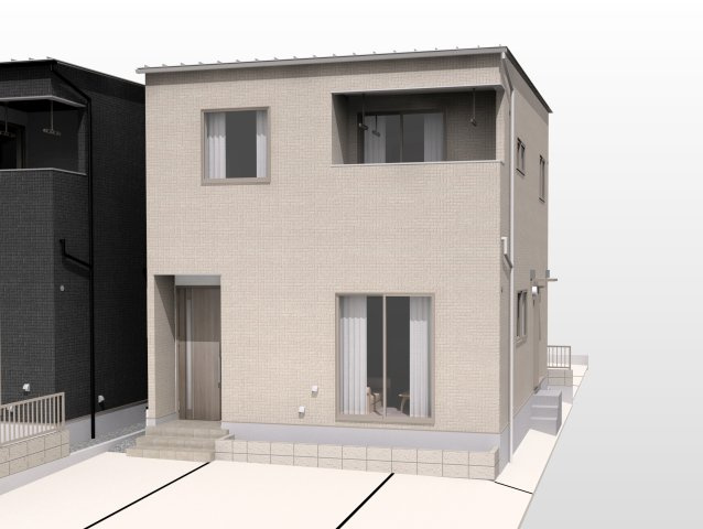高知市朝倉建売⑯の外観|【南向き・角地・4LDK】スーパーや公園まで徒歩6分圏内♪※画像はイメージです。