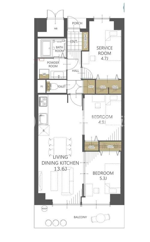 メロディーハイム大日の間取り|間取り図はいかがですか？ご希望を叶える間取りですか？リビングの広さは？水回りの位置は？カウンターキッチン？など色々な情報が集約されています。弊社ではリフォームなどのご相談も承っております。