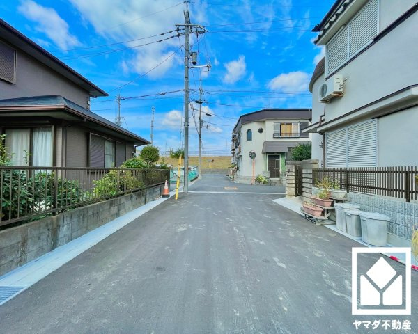 八幡市橋本尻江　第1　8号棟の前面道路含む現地写真|11月7日　現地写真更新
