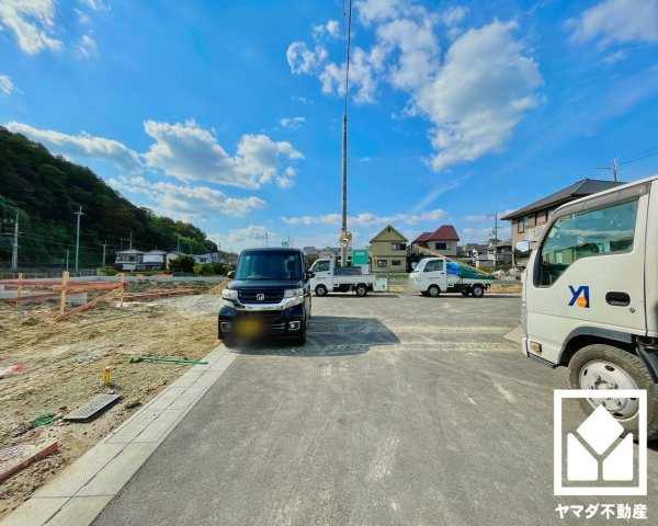 八幡市橋本尻江　第1　8号棟の前面道路含む現地写真|11月7日　現地写真更新