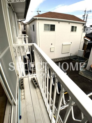 【バルコニー】 | グリーンハイツＢ | バルコニー付きです