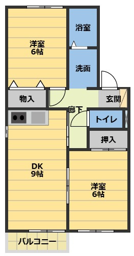 シャローム　Ｂの間取り