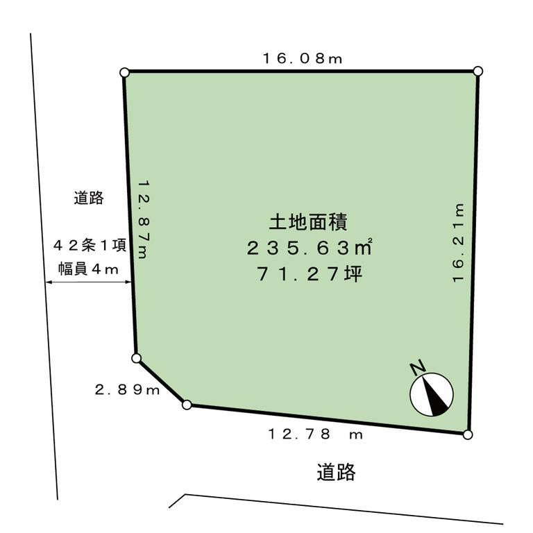 相鉄本線「三ツ境」条件なし土地の画像