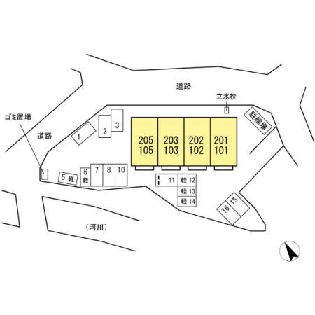 スバルホームの区画図