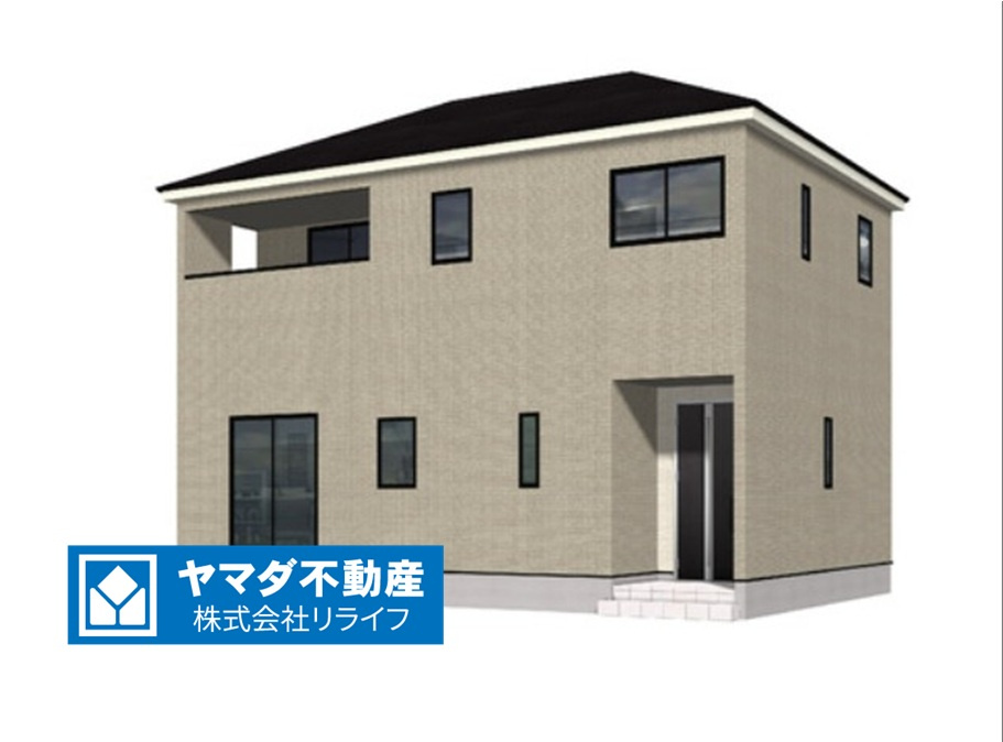 クワイエ　羽島市江吉良町第4　全1区画分譲の外観|■1号棟
■YAMADA電機の　ヤマダ不動産　株式会社リライフ　大垣店■
耐震性能・制震性能を備えたおうち！
震度７の揺れに鍛えられた、建築基準法の1.5倍の壁量と制振装置（SAFE365）を完備