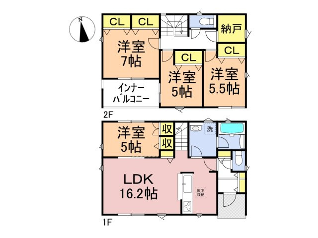 クワイエ　羽島市江吉良町第4　全1区画分譲の間取り|■1号棟　■ヤマダ不動産　株式会社リライフ　
■夢のマイホーム購入をフルサポートします！