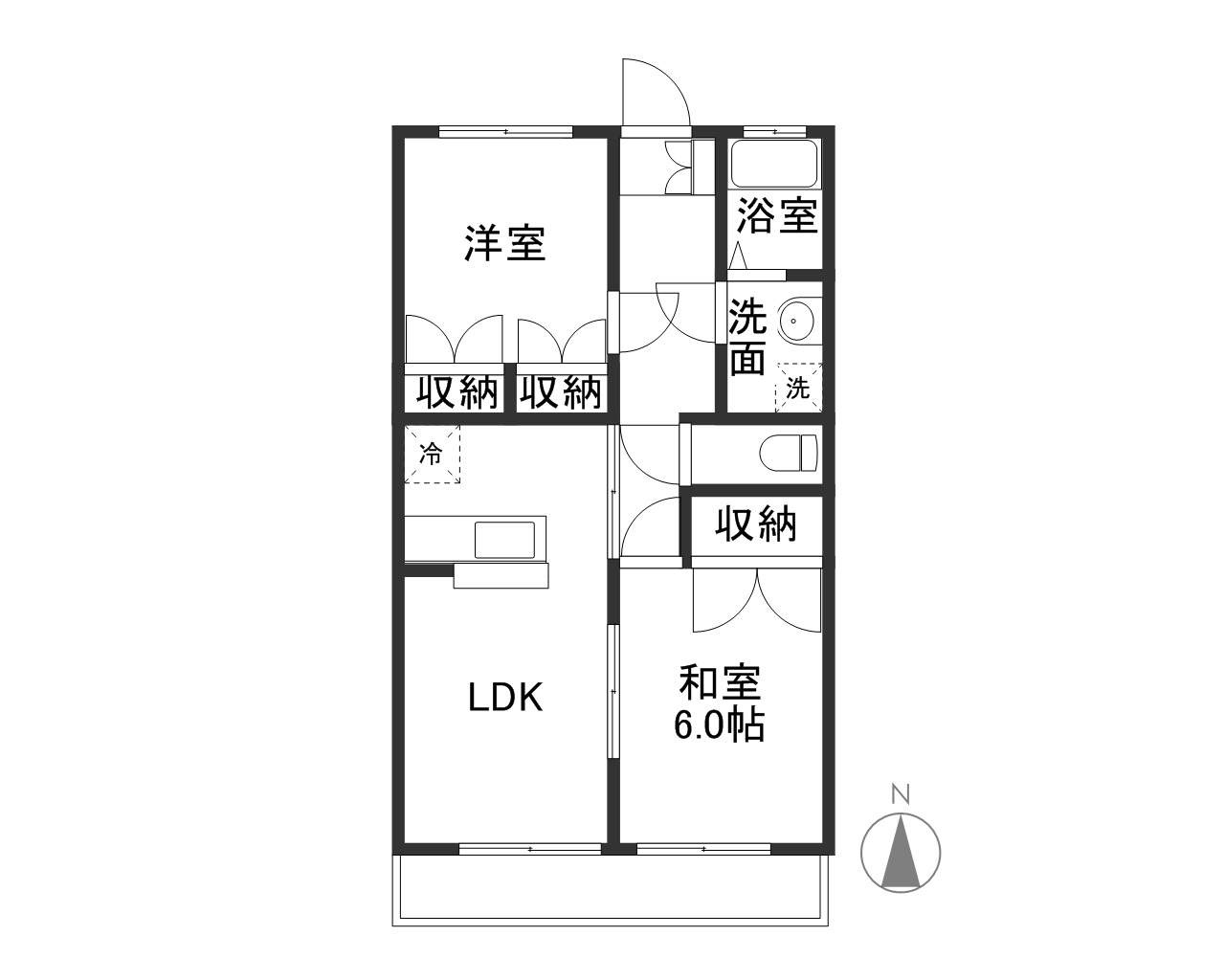 リエス小山間々田の間取り