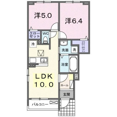 グランツＫの間取り