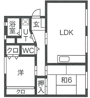 レダン白河の間取り