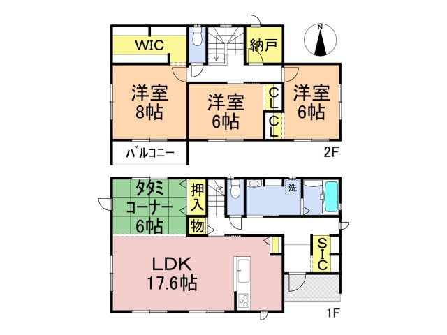 ダイマルタウン　羽島市竹鼻町寺東第７　全４区画分譲の間取り|■B棟　■ヤマダ不動産　株式会社リライフ　
■夢のマイホーム購入をフルサポートします！