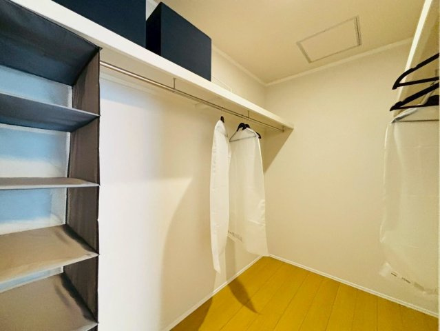 ダイマルタウン　羽島市竹鼻町寺東第７　全４区画分譲の収納|ウォークインクローゼット付き！