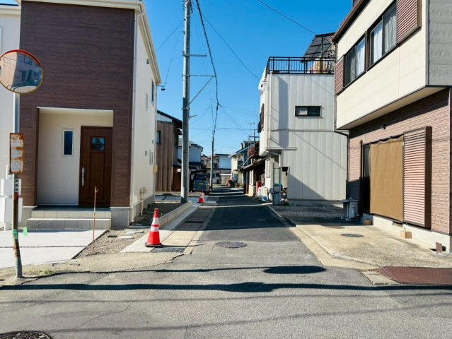 リーブルファイン　羽島市竹鼻町狐穴第２　全2区画分譲の前面道路含む現地写真|■前面道路　■ヤマダ不動産　株式会社リライフ　
■夢のマイホーム購入をフルサポートします！