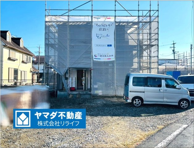リーブルガーデン　羽島市竹鼻町第2期　全3区画分譲の外観|「現地（2025年10月23日）撮影」　
■外観写真　
■ヤマダ不動産　株式会社リライフ　