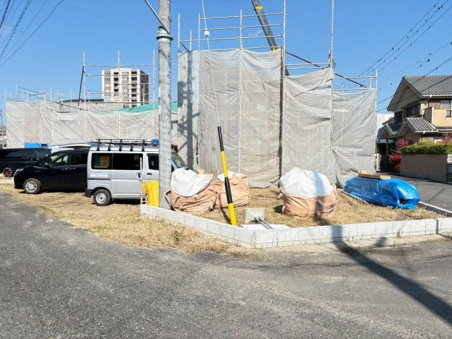 リーブルガーデン　羽島市竹鼻町第2期　全3区画分譲の外観|「現地（2025年10月23日）撮影」　
■全体写真　
■ヤマダ不動産　株式会社リライフ　