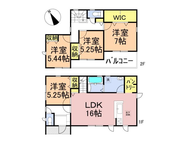 リーブルガーデン　羽島市福寿小学校前　全３区画分譲の間取り|■３号棟　■ヤマダ不動産　株式会社リライフ　
■夢のマイホーム購入をフルサポートします！