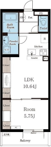 リブリ花小金井の間取り