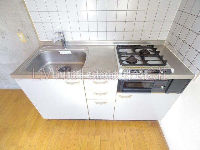 Kフラットのキッチン