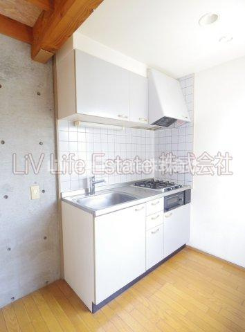 Kフラットのキッチン