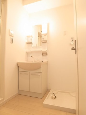 【洗面所】 | ソレイユ津田沼 | ※同物件他部屋の参考写真