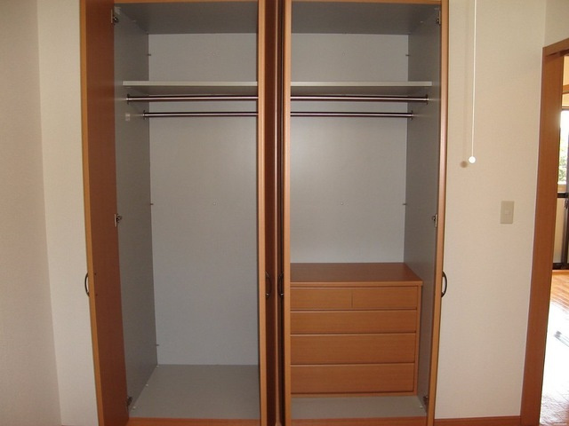 グリーングランデⅡの収納|北洋室クローゼット(イメージ)