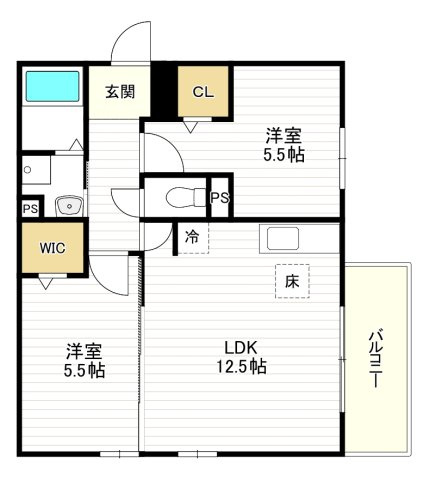 仮称）D-ROOM東住吉区南田辺4丁目の間取り