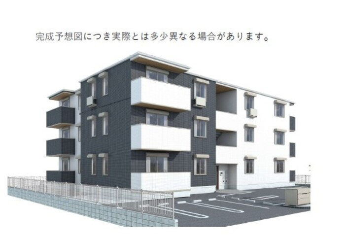 仮称）D-ROOM東住吉区南田辺4丁目の外観パース