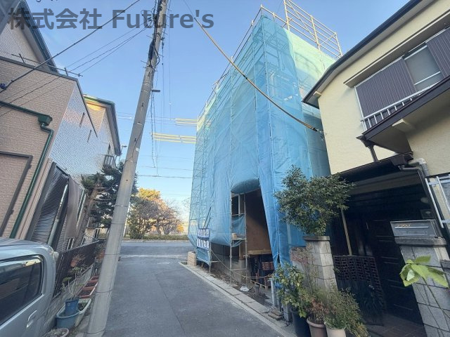 三郷市戸ケ崎3丁目　新築戸建　全1棟の前面道路含む現地写真|前面道路含む現地写真です。