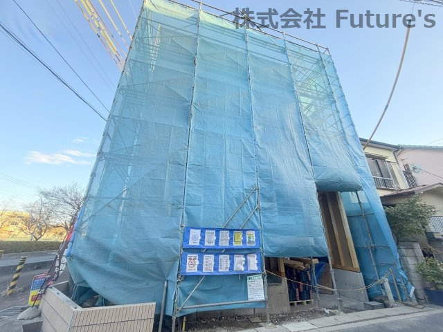 三郷市戸ケ崎3丁目　新築戸建　全1棟の外観|現地の写真になります。
