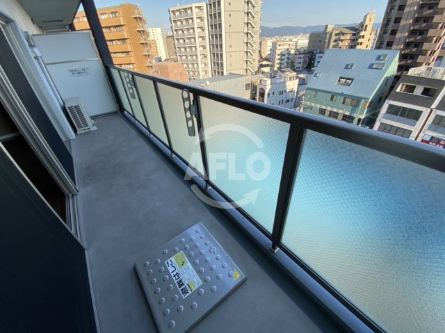 レジディア玉造　中道小学校区のバルコニー|レジディア玉造　バルコニー