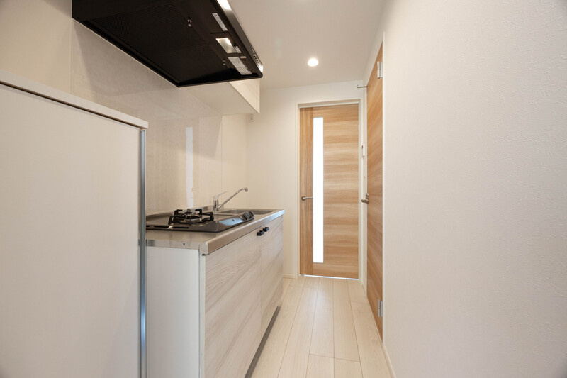 川崎市多摩区中野島６丁目のアパートのキッチン