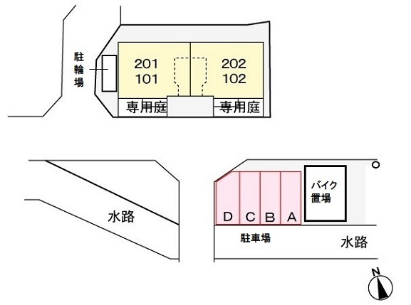 フローフリーの駐車場|駐車場