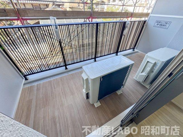 スプランディッド天王寺SOUTHのバルコニー