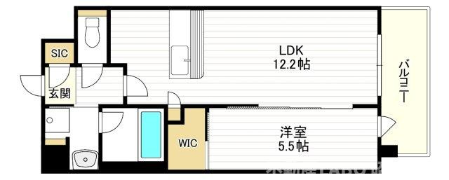 スプランディッド天王寺SOUTHの間取り